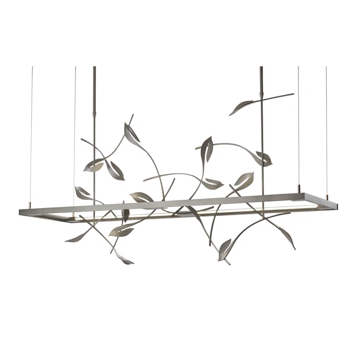 Autumn Elegance Dark Smoke LED Kitchen Island Pendant