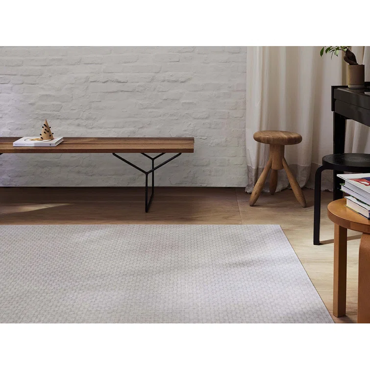 Bay Weave Flax 35"x48" Contemporary Indoor/Outdoor Rug