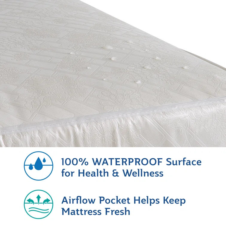 Sustainably Sourced 52.5" Hybrid Memory Foam & Innerspring Toddler Mattress
