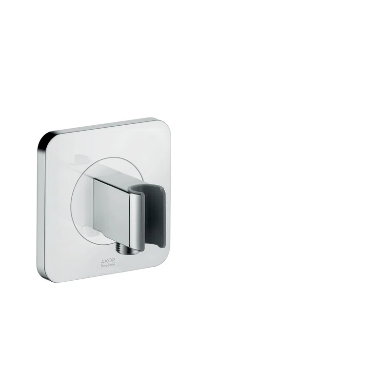 Chrome Wall Mount Handshower Holder with Backflow Prevention