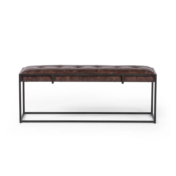 Jazelle Genuine Leather Bench