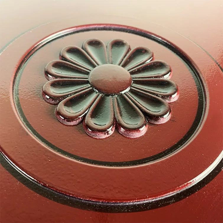 Colony Square 16" Oxblood Resin & Ceramic Outdoor Planter