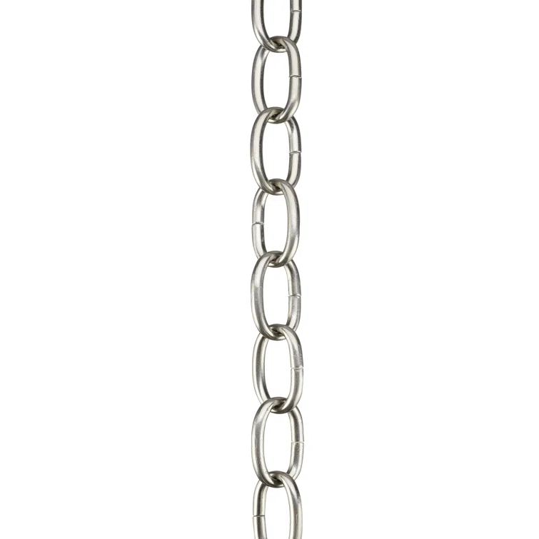 Brushed Nickel Heavy Duty Steel Chain for Hanging Fixtures