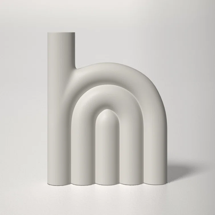 Mole Ceramic Novelty Table Vase with Organic Design