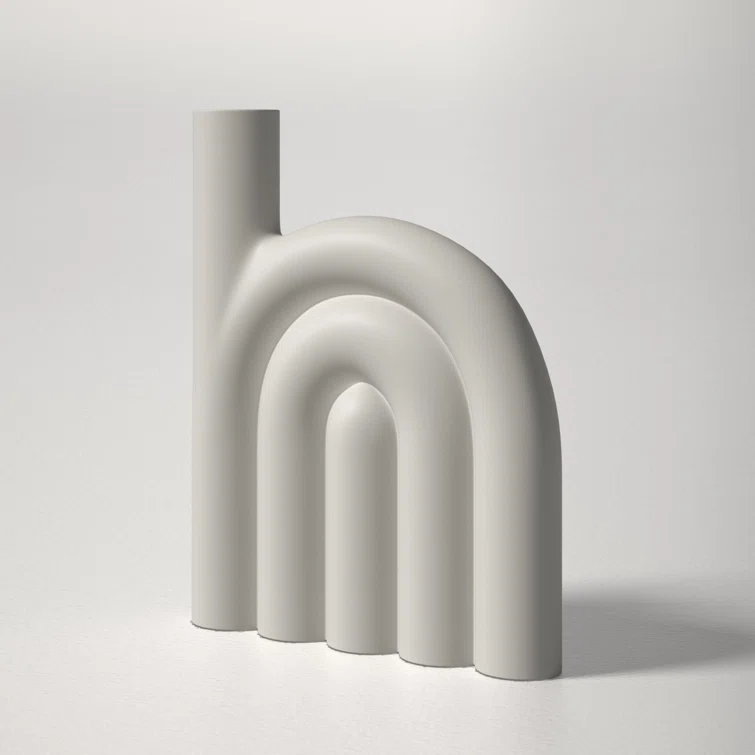 Mole Ceramic Novelty Table Vase with Organic Design