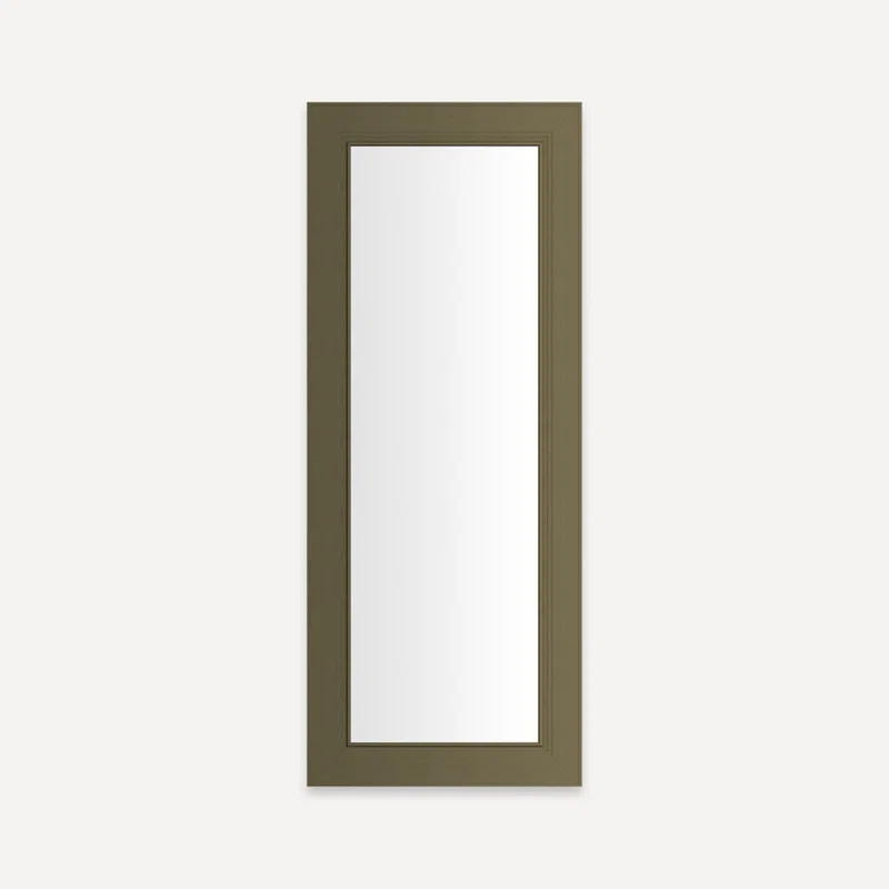 Vintage Brass Full Length Rectangular Bathroom Vanity Mirror