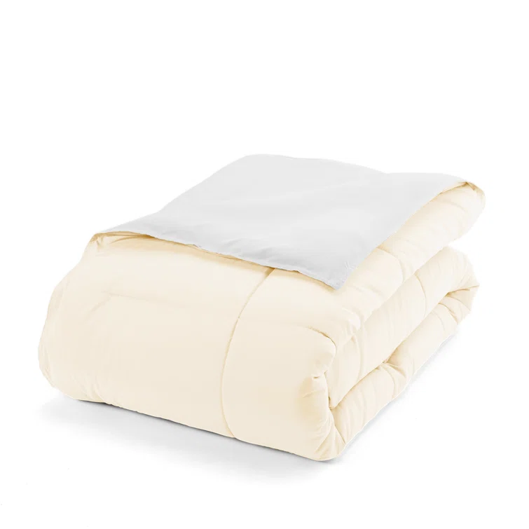 Sage Reversible Microfiber Down Alternative Comforter Set