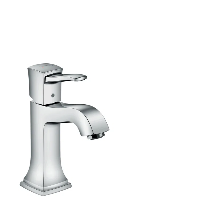 Polished Nickel Modern Single Hole Brass Faucet