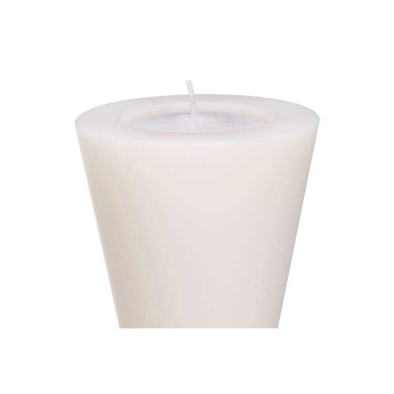 White Acrylic Dual-Sided Tealight Holders Set of 2