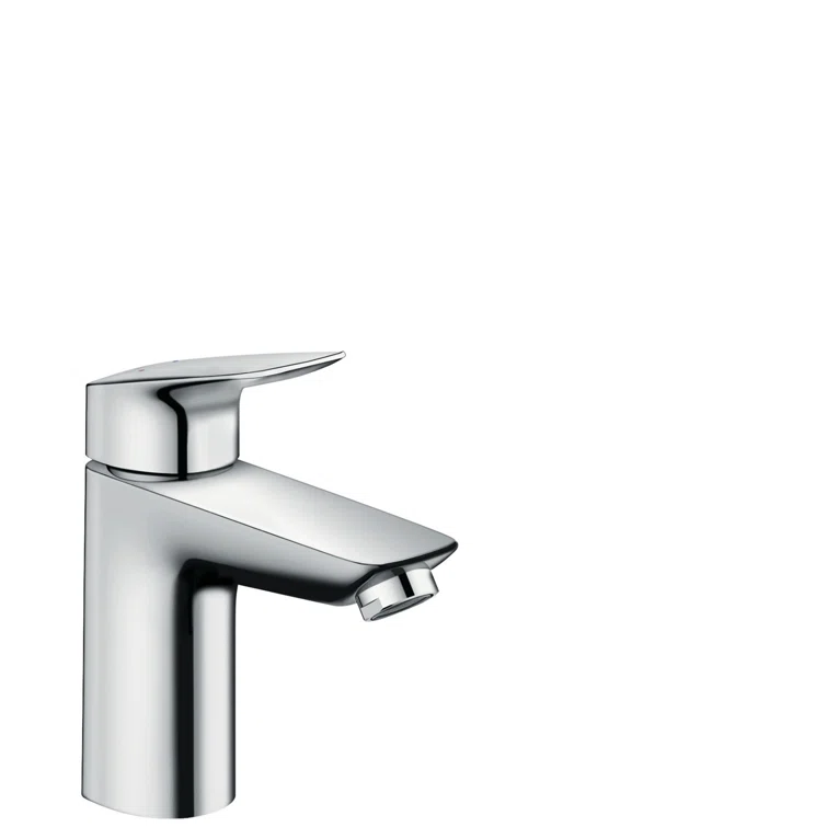 Modern Elegance Brushed Nickel Single Hole Faucet with Eco-Friendly Design