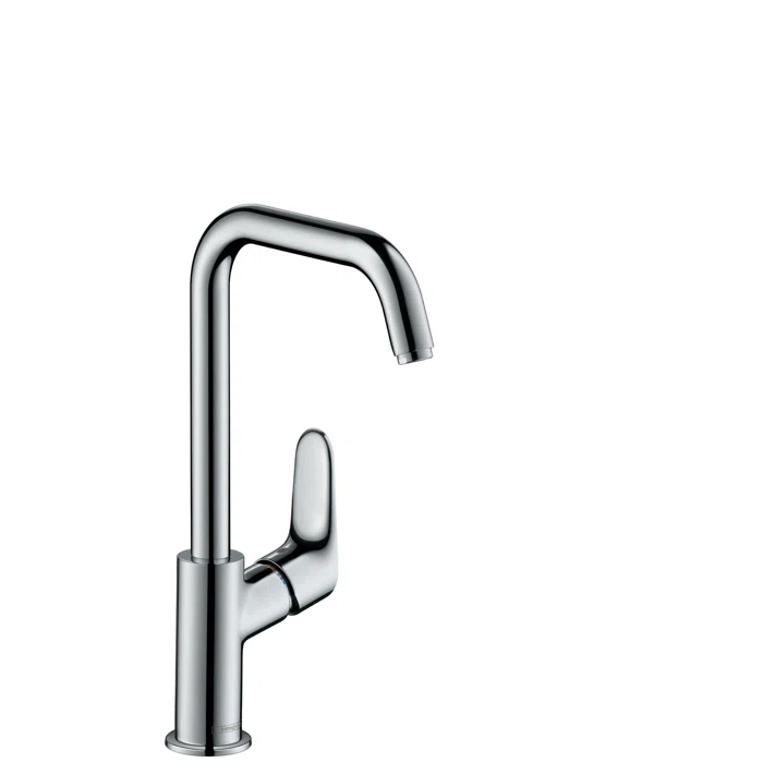 Chrome Single Hole Vessel Bathroom Faucet